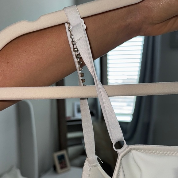 Windsor Silver Rhinestone Crop Top - Picture 12 of 13